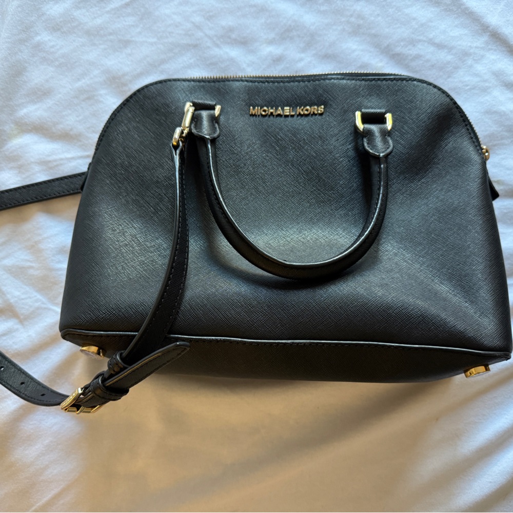 Michael Kors Black Satchel Bag